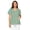 Corgi Dog Print, variant on Corgi Print Medical Scrub Top Women Short Sleeve V-Neck, Comfortable Healthcare Uniform with Two Front Pockets for Nurses Doctors