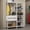 White, variant on Madesa Garage Storage Rack with 2 Drawers, 7 Shelves and Hanging Space 51"L Multiuse Modular Organization Cabinet for Tools - White