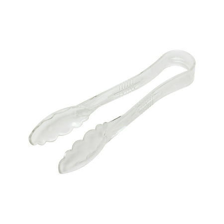 

9 Scallop Grip Tong Polycarbonate Clear Pack of 24