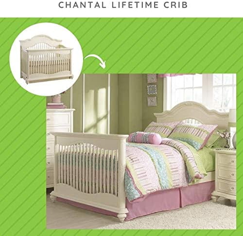 Full-Size Conversion Kit Bed Rails for Bentley Crib by Delta Children - #0050 (White - 100)