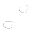 thumbnail image 2 of Qarigey de cobre, muñequera, joyería de moda, hermoso cristal, accesorios para mujer, colgante de mano, suministros para mujer, púrpura Púrpura 2Conjunto, 2 of 6