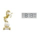 thumbnail image 1 of Figura de escritorio,Estante de estatua de caballo para escritorio,oficina,decoración del hogar,Figura decorativa de escritorio de resina para decoración del hogar,Reloj de pared, 1 of 8