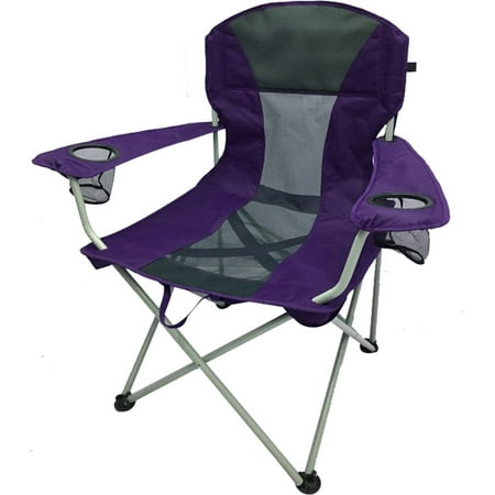 Ozark Trail Oversize Mesh Quad Camping Chair Walmart Com