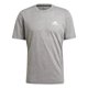 thumbnail image 1 of Camiseta adidas FR para hombre gris jaspeado/blanco talla S, 1 of 9