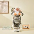 thumbnail image 3 of Adornos navideños grandes de muñecos de Papá Noel, figura de Papá Noel de pie, muñeco de Navidad, decoración del hogar, regalo para niños, decoración de Navidad 2023, 3 of 5