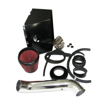 RED Cold Air Intake Kit+Heat Shield for 02-08 Dodge Ram 1500 2500 4.7L 5.7L (Best Cold Air Intake For The Money)