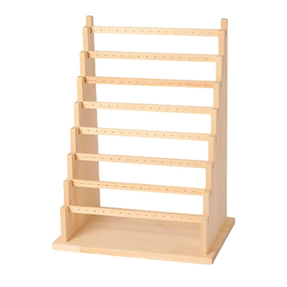 Ruiboury Non-shedding Earring Holder With Multiple Slots For Earring Hoops Scratch-proof 8 Layers