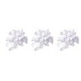 thumbnail image 1 of Advancent 400x aplicaciones salvajes con pétalos de poliéster reutilizables pétalos artificiales pétalos de rosa de seda color sólido blanco Type1 NO1, 1 of 6