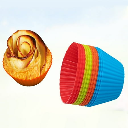 

GXSR Silicone Baking Cups Resusable Cupcake Liners 2.75 inch Non stick Muffin Liners Cupcake Jumbo Baking Cups