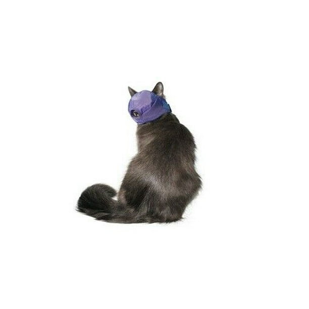 Cat Grooming Muzzle Restraint Quick Velcro Strap Reduces Bite Risk For