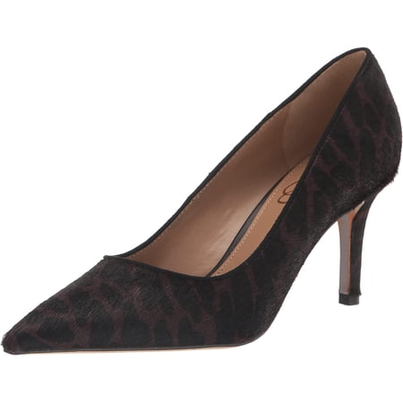 Sam Edelman Vienna Brown Multi Stiletto Heel Pointed Toe Slip On Fashion Pumps (Brown Multi, 6)