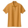 thumbnail image 5 of Yellow Rooster Women's Silk Touch Classic Female Polo Shirt Gold XS, 5 of 6