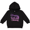 thumbnail image 2 of Inktastic Purple Happy Birthday Mommy Toddler Hoodie, 2 of 4