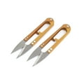 thumbnail image 3 of Unique Bargains Metal Grip Thread Fishing Line Sewing Yarn Scissor Cutter Snipper Orange 4Pcs, 3 of 4