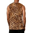 thumbnail image 6 of HAJWOH Men Leopard Printed Tank Top Muscle Sleeveless Summer Big and Tall Summer Beach Soft Gym Shirts, 6 of 6