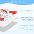 thumbnail image 4 of Ironing Mat Portable Ironing Blanket for Table Top Travel Ironing Pad for Washer Dryer 27.6" x 47.2" Red Mushrooms Pattern, 4 of 6