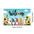 thumbnail image 3 of LUUFILx Welcome Banner with International Flags Circular Design Background Event Decoration Party Supplies Global Conference Backdrop Indoor Outdoor Display, 3 of 9