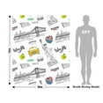 thumbnail image 3 of Rwraps United States Americana Lady Liberty Gloss Vinyl Film Wrap 59in x 25ft Vinyl Vehicle Car Film, 3 of 9