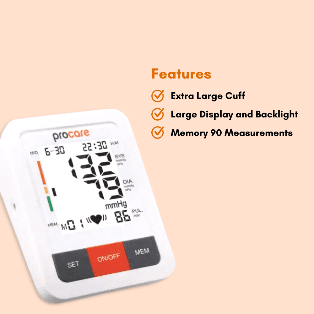 Procare Upper Arm Blood Pressure Monitor with XL Cuff, 1 - Kroger
