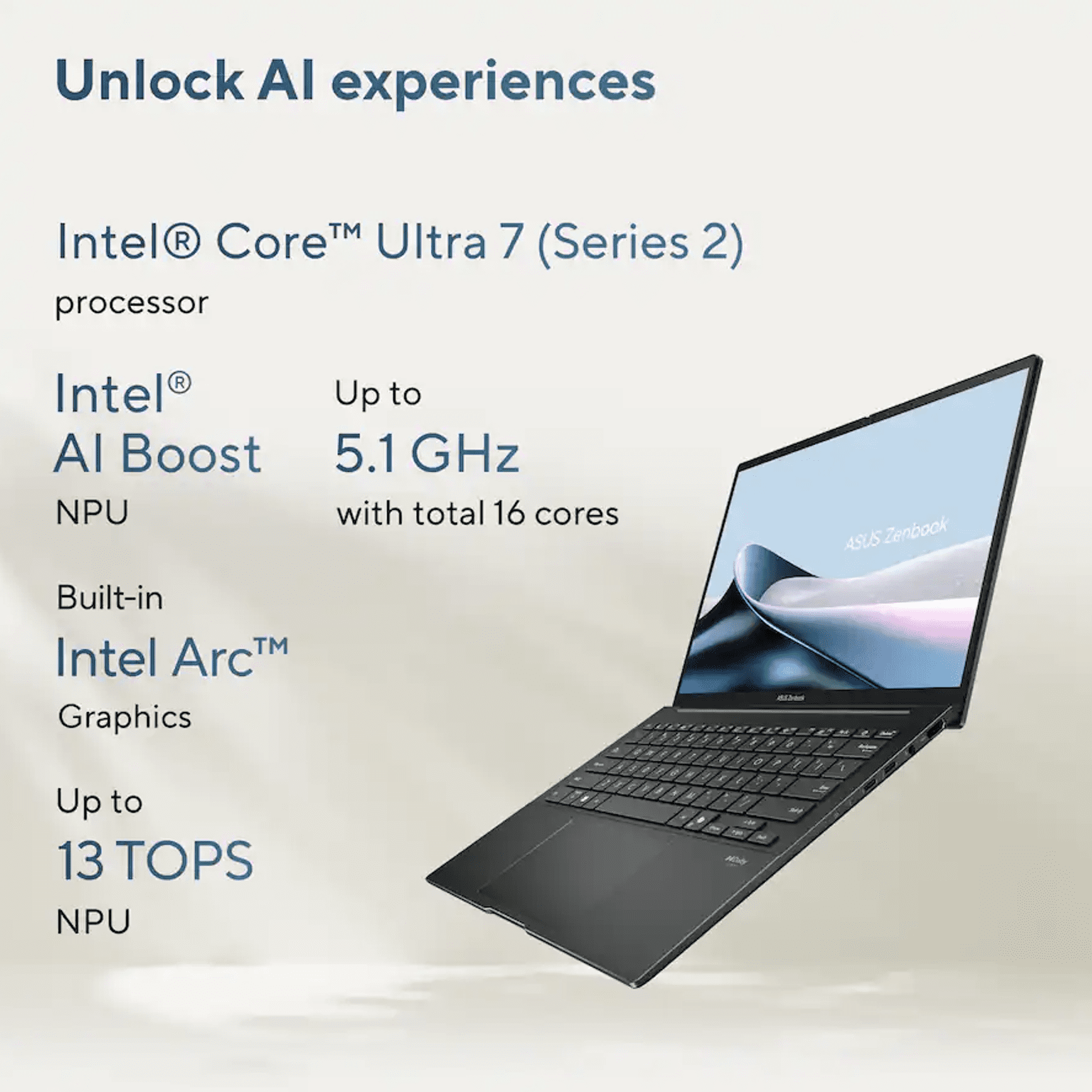 ASUS Zenbook 14 AI Business Laptop 14.0in Touchscreen OLED WUXGA Display (Intel Ultra 7-255H, 16GB LPDDR5X, 4TB PCIe SSD, Intel Arc, Backlit KB, 2 Thunderbolt 4, WiFi 7, Webcam, Win 11 Pro)