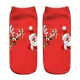 thumbnail image 1 of Under $5 Socks Multi-color Women Fashion Three-dimensional Printed Socks Christmas Socks, 1 of 1