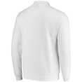 thumbnail image 4 of Men's Colosseum White Oklahoma Sooners Tortugas Logo Quarter-Zip Jacket, 4 of 4