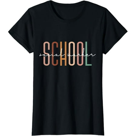 School Social Worker SSW Social Work Student Grad T-Shirt