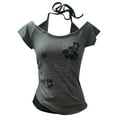 thumbnail image 4 of Womens Y2k Tops 2000s Vintage Two Piece Short Sleeve T Shirt Graphic Print Crop Cute Fashion Tees, 4 of 4