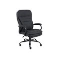thumbnail image 1 of Boss Office Products Heavy Duty Double Plush CaressoftPlus Chair-400 Lbs, Black, 1 of 6