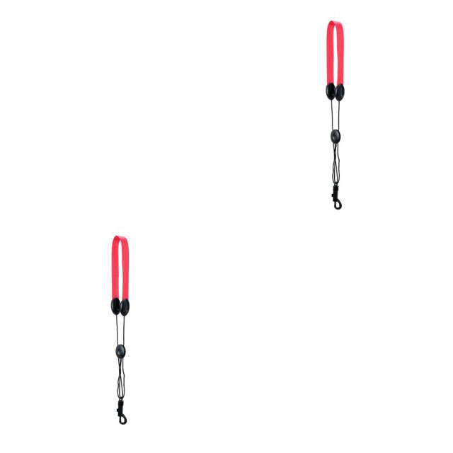 Soidarity Correa para el cuello Mano de obra Artesanía multicolor Cordón de hombro Gancho de metal auxiliar musical Cinturón de arnés Rojo 2Conjunto