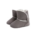 thumbnail image 1 of FOCUSNORM Baby Winter Snow Boot Solid Color Fleece Boot with Nonslip Sole, 1 of 9