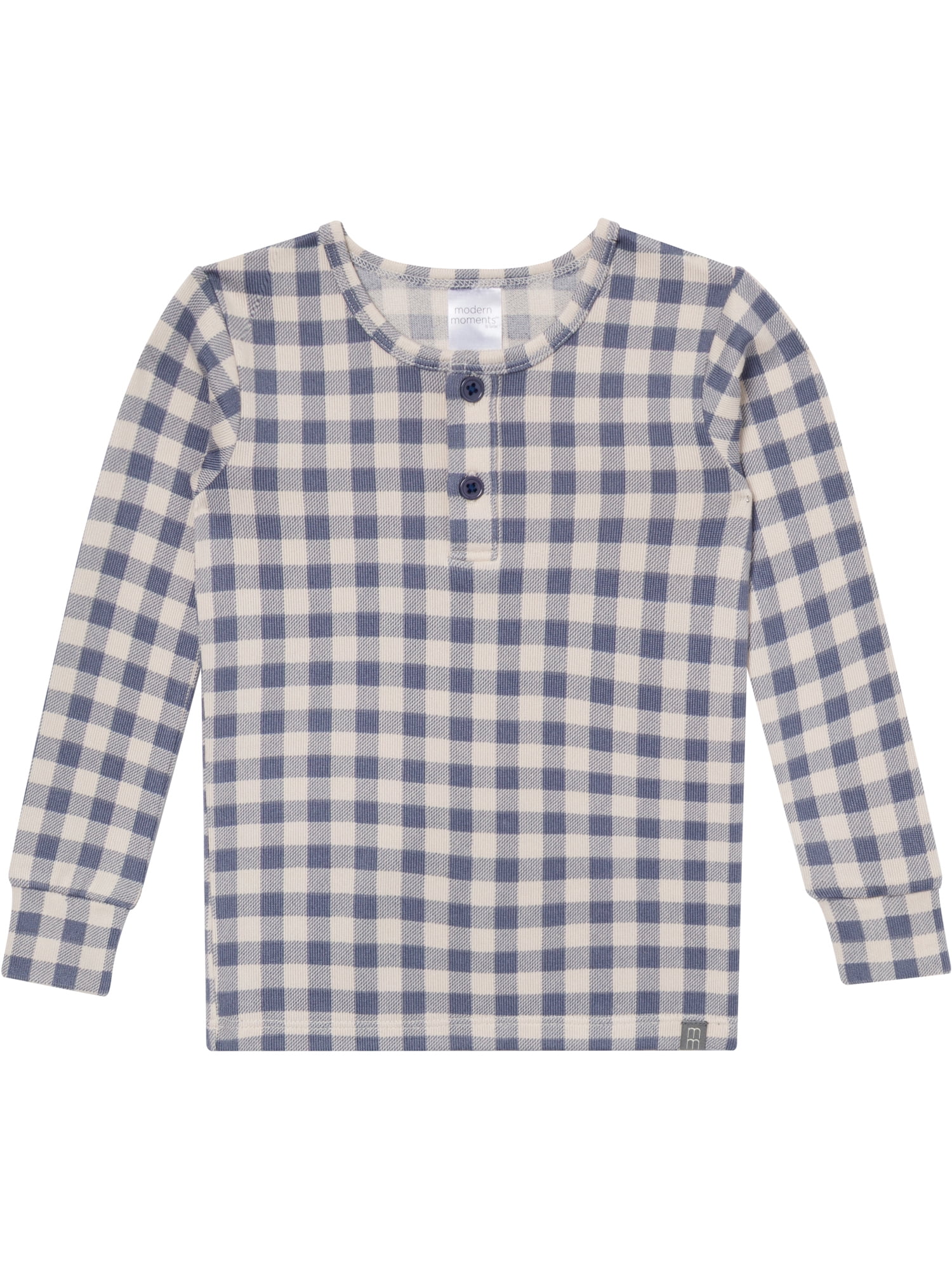 Modern Moments by Gerber Toddler Boy Henley Pajama Set, 2-Piece, Sizes, 12 Months - 5T