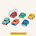 thumbnail image 4 of Set de 6 minicoches de juguete Battat Wonder Wheels para niños de 1 año o más, 4 of 6