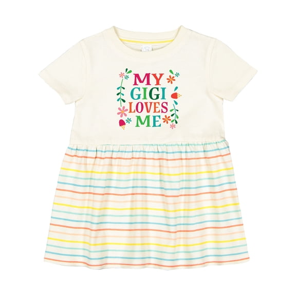 Inktastic My Gigi Loves Me Girls Apparel Girls Baby Dress