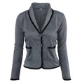 thumbnail image 1 of Women Cardigan Short Suits Slim Coat?Two Button Long women lapel small Sleeve Office Lapel Suits Small Blazer, 1 of 5