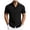 Black, variant on Zshosam Mens Untucked Dress Shirts Men's Short Sleeve Casual Button Down Shirt Business Untucked Dress Shirts with Pocket Size XXXXXL,(Black XXXXXL)