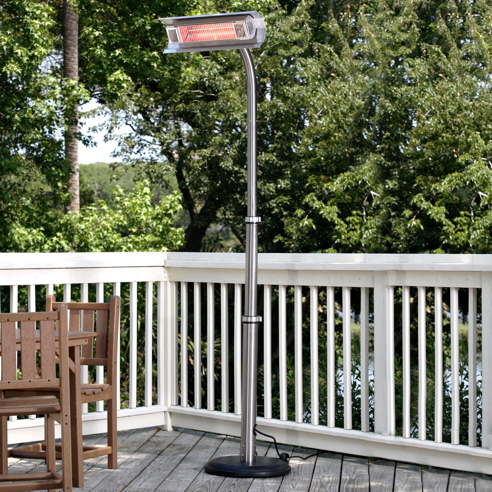 Fire Sense Stainless Steel Telescoping Pole Mounted Infrared Patio