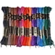 thumbnail image 1 of 18 madejas de 6 hebras de hilo de bordar matizado a mano, hilo de punto degradado, hilo de poliéster para pulseras de la amistad, hilo para pulseras, hilos a granel, 1 of 9