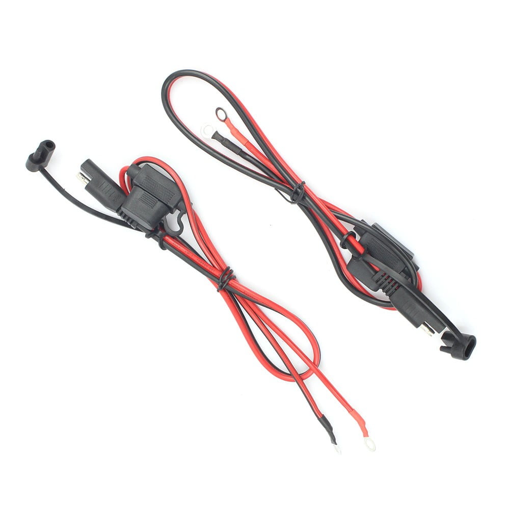 SAE Quick Disconnect Plug Motorcycle Connector Parts 12V Ring Charging