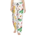 thumbnail image 1 of Fotbe Cute Baby Dinosaurs Pantalones de Pijama para Mujer, Pantalones de Dormir, Pantalones Pj con Cordón y Bolsillos-X-Large, 1 of 6