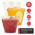 thumbnail image 3 of 9oz Gold Glitter Plastic Cups (600 Pack) – Elegant Disposable Cocktail Cups for Parties, Weddings, Holidays – Clear Gold Wine and Mimosa Glasses, 3 of 4