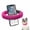 Pink, variant on SATELLAI Collar GPS Wireless Dog Fence, Real-Time Tracking, Custom Boundary Training & Instant Alerts, Two-Way Audio, AI Pet Health & Activity Monitoring, IP68, Red