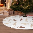 thumbnail image 6 of Picia Leopard Print Print Christmas Tree Skirt , Christmas Tree Skirt Ornaments for Merry Christmas Holiday Party Decorations Indoor Outdoor-30", 6 of 7