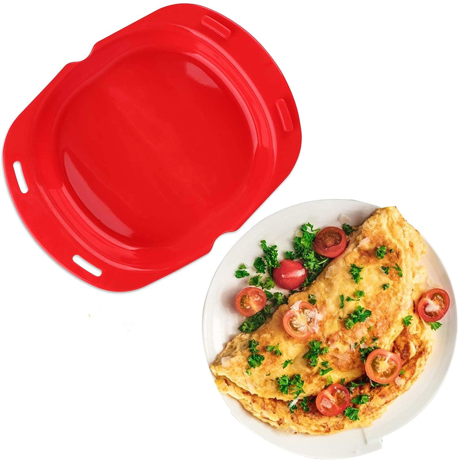 Details about   2 x Microwave Omelette Maker BPA Free Plastic Microwave Accessories 