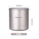 thumbnail image 4 of TFixol 220ml/330ml/450ml/550ml taza de agua de titanio de doble pared taza de té y café para, 4 of 8
