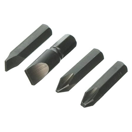 Great Neck 4-Piece Insert Impact Screwdriver Bit