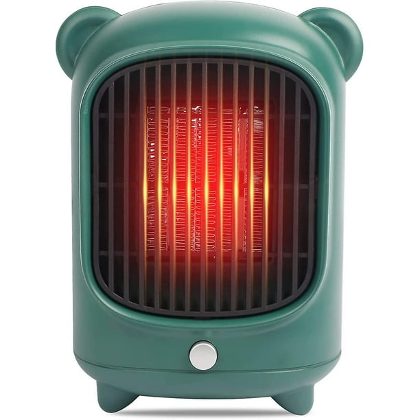 Mini calentador de ceramica de la fan del calentador electrico de ceramica verde portatil del Ptc pequeno calentador de ceramica JM