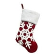 thumbnail image 2 of Happy Date Knit Christmas Stockings Large Cable Xmas Stockings Classic Chunky Hand Stockings, 2 of 9