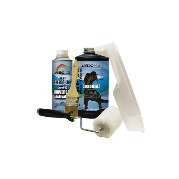 T-Rex Low Gloss Black Truck Bed Liner, SMR-1000FBROLL-K1 Truck Bedliner Roll On