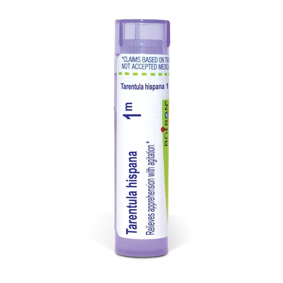 Boiron Tarentula Hispana 1M, Homeopathic Medicine for Apprehension With Agitation, 80 Pellets